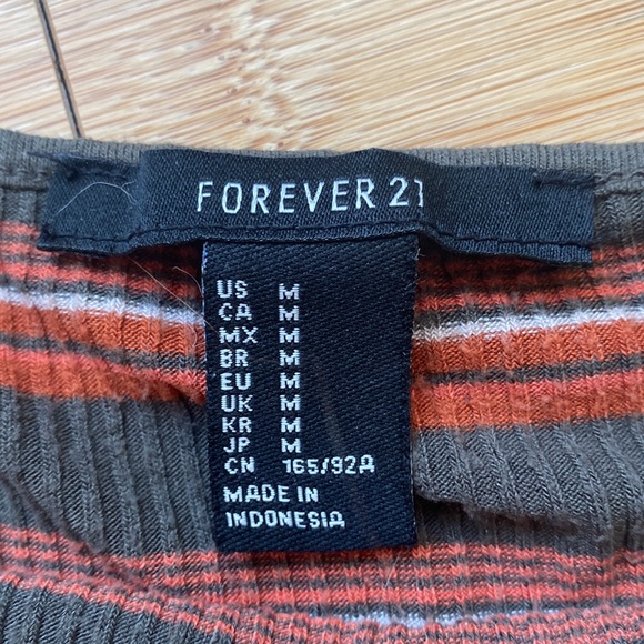 Forever 21 striped tank top - Picture 4 of 4